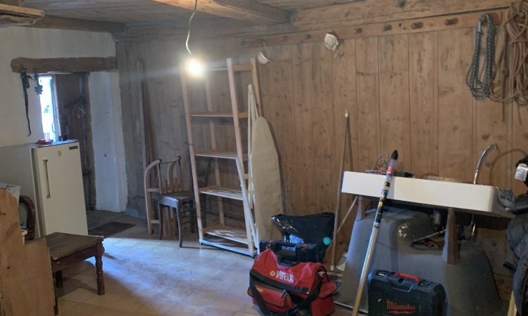 Rénovation complète d'un chalet au Miroir